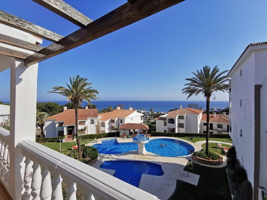 2Br+1Bthr Precioso Apartamento Con Vistas Al Mar Mijas Exteriér fotografie